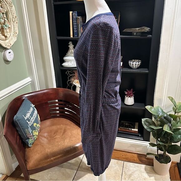 Eddie Bauer Blue Henley Dress Size Small - Picture 7 of 12